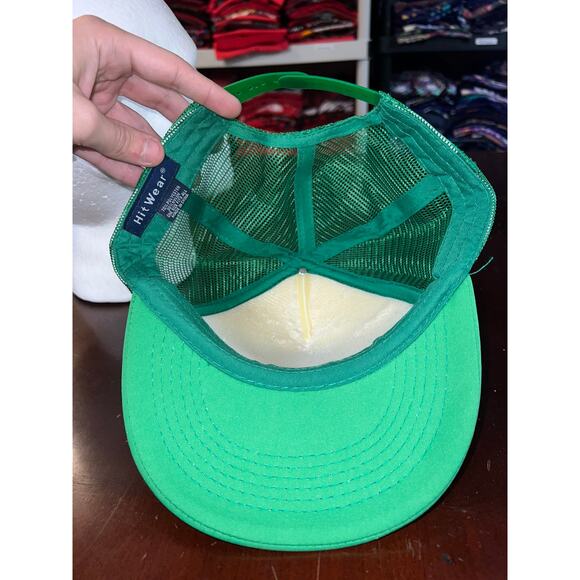 Microsoft Hat Learn Computer White Green Cap Headwear Snapback - Picture 6 of 6